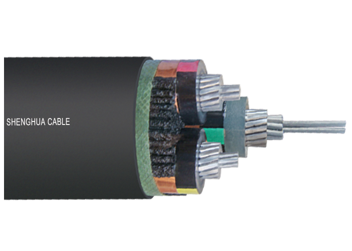 6/10 (12)kV Aluminium XLPE PE MV Cable IEC 60502-2