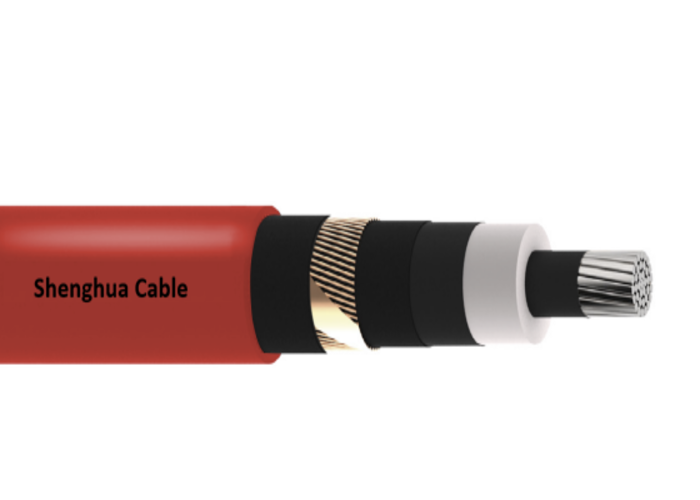 6.35/11 (12)kV BS7870 Aluminium XLPE MDPE MV Cable IEC 60502-2