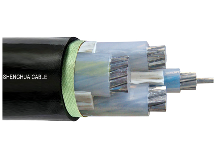 12/20 (24)kV Aluminum Triplex XLPE LSZH MV Cable IEC 60502