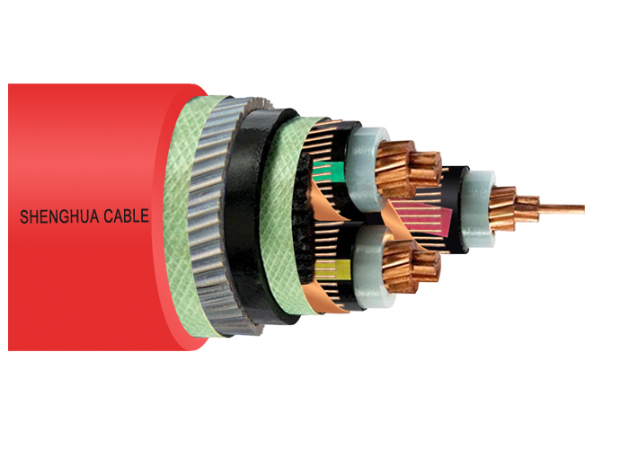 3.8/6.6kV CU XLPE AWA/SWA PVC MV Cable BS 6622, IEC/EN 60228