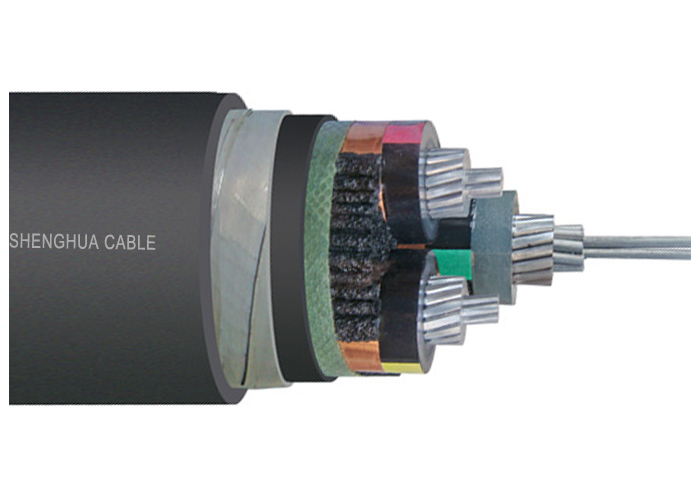 6.35/11 (12)kV XLPE STA Armoured LSZH MV Cable IEC 60502-2, IEC/EN 60228 